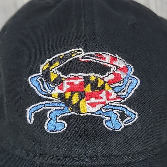 OC Maryland Flag Crab Hat, Black - Picture 3 of 7